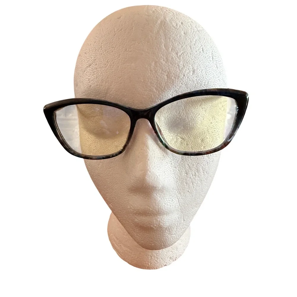 Sleep ZM Blue Light Blocking Glasses Womens Cat Eye Tortoiseshell Amber Lens